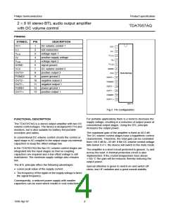 浏览型号TDA7057的Datasheet PDF文件第4页