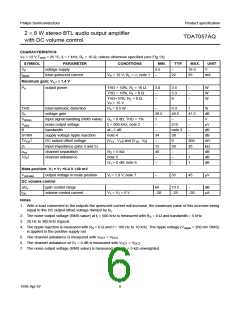 浏览型号TDA7057的Datasheet PDF文件第6页