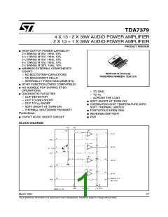 浏览型号TDA7379的Datasheet PDF文件第1页