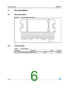 浏览型号TDA7851L的Datasheet PDF文件第6页