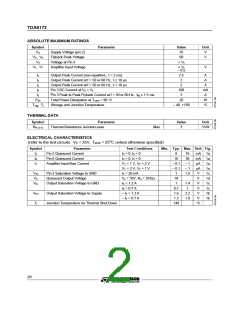 浏览型号TDA8172的Datasheet PDF文件第2页