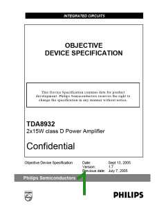 浏览型号TDA8932的Datasheet PDF文件第1页