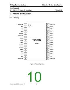 浏览型号TDA8932的Datasheet PDF文件第10页