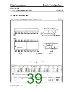 浏览型号TDA8932的Datasheet PDF文件第39页