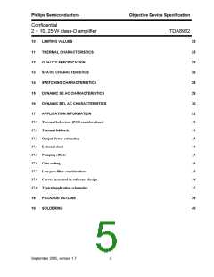 浏览型号TDA8932的Datasheet PDF文件第5页