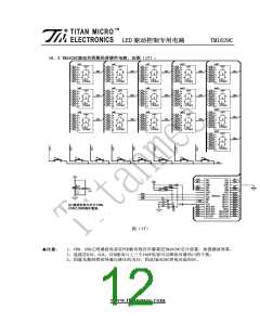 浏览型号TM1629C的Datasheet PDF文件第12页