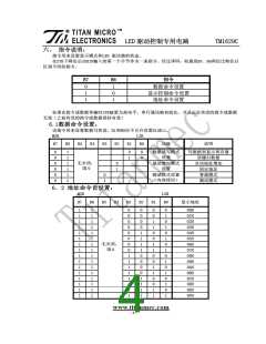 浏览型号TM1629C的Datasheet PDF文件第4页