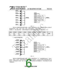 浏览型号TM1629C的Datasheet PDF文件第6页