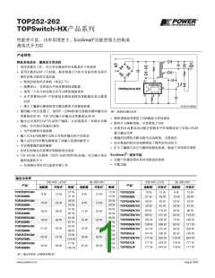 浏览型号TOP252-262的Datasheet PDF文件第1页