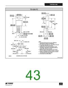 浏览型号TOP252-262的Datasheet PDF文件第43页