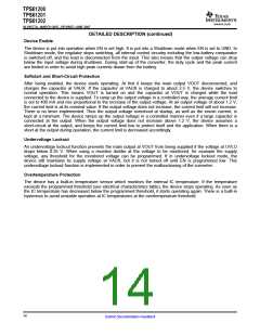 浏览型号TPS61201的Datasheet PDF文件第14页