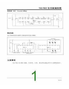 浏览型号TX2/RX2的Datasheet PDF文件第1页