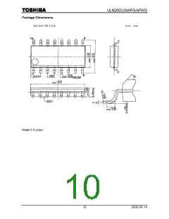 浏览型号ULN2003APG的Datasheet PDF文件第10页