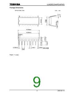 浏览型号ULN2003APG的Datasheet PDF文件第9页