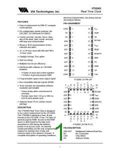 浏览型号VT82885的Datasheet PDF文件第1页