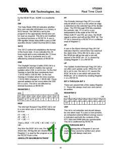 浏览型号VT82885的Datasheet PDF文件第10页