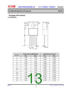 浏览型号XL2576的Datasheet PDF文件第13页