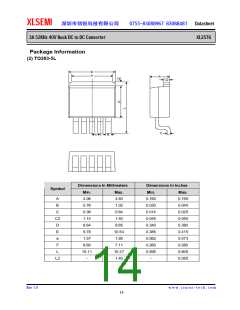 浏览型号XL2576的Datasheet PDF文件第14页