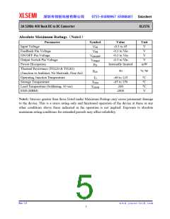 浏览型号XL2576的Datasheet PDF文件第5页
