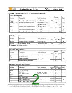 浏览型号2N60的Datasheet PDF文件第2页