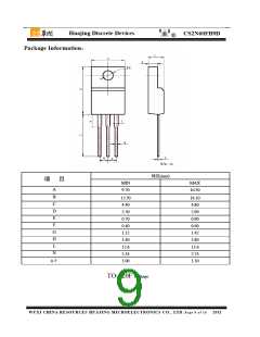 浏览型号2N60的Datasheet PDF文件第9页