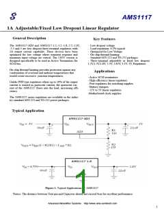 浏览型号AMS1117-3.3的Datasheet PDF文件第1页