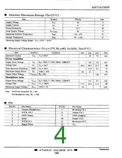 浏览型号AN7161的Datasheet PDF文件第4页
