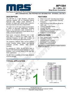 浏览型号MP1584的Datasheet PDF文件第1页