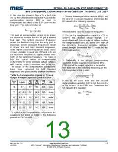 浏览型号MP1584的Datasheet PDF文件第13页