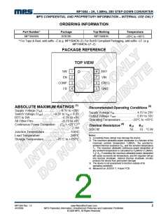 浏览型号MP1584的Datasheet PDF文件第2页