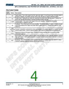 浏览型号MP1584的Datasheet PDF文件第4页