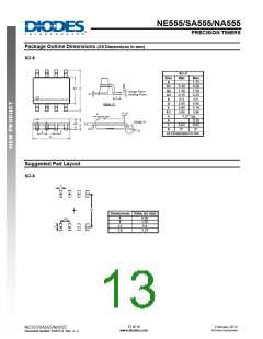 浏览型号NE555-SA555-NA555(DIODES).的Datasheet PDF文件第13页
