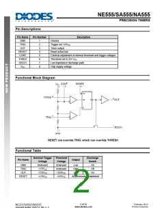 浏览型号NE555-SA555-NA555(DIODES).的Datasheet PDF文件第2页