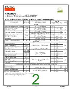 浏览型号P2003BDG的Datasheet PDF文件第2页