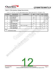 浏览型号QN8007B的Datasheet PDF文件第12页