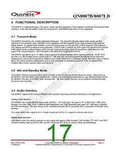 浏览型号QN8007B的Datasheet PDF文件第17页