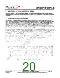 浏览型号QN8007B的Datasheet PDF文件第20页