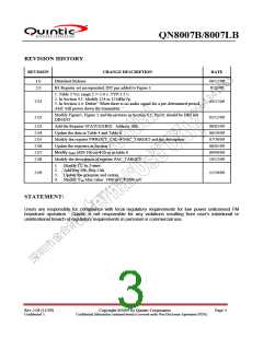 浏览型号QN8007B的Datasheet PDF文件第3页