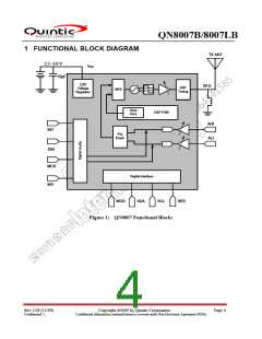 浏览型号QN8007B的Datasheet PDF文件第4页