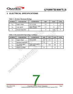 浏览型号QN8007B的Datasheet PDF文件第7页