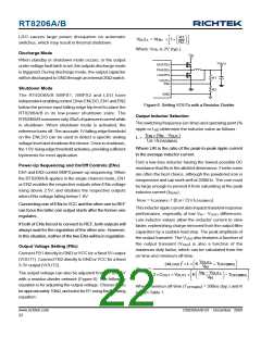 浏览型号RT8206B的Datasheet PDF文件第22页