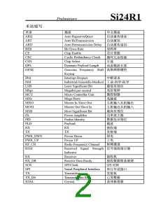 浏览型号SI24R1的Datasheet PDF文件第2页