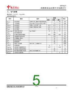 浏览型号SP5615的Datasheet PDF文件第5页