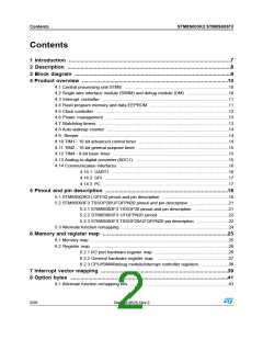浏览型号STM8S003F3P6的Datasheet PDF文件第2页