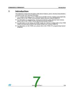 浏览型号STM8S003F3P6的Datasheet PDF文件第7页
