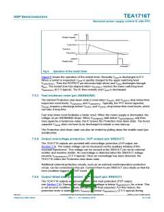 浏览型号TEA1716T的Datasheet PDF文件第14页
