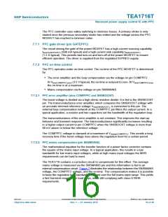 浏览型号TEA1716T的Datasheet PDF文件第16页