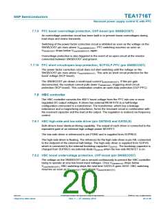浏览型号TEA1716T的Datasheet PDF文件第20页