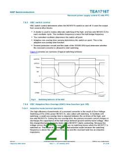 浏览型号TEA1716T的Datasheet PDF文件第21页