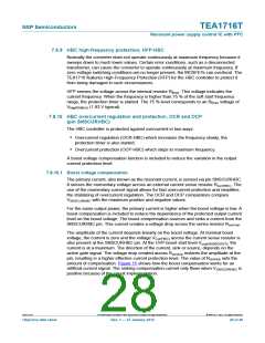 浏览型号TEA1716T的Datasheet PDF文件第28页